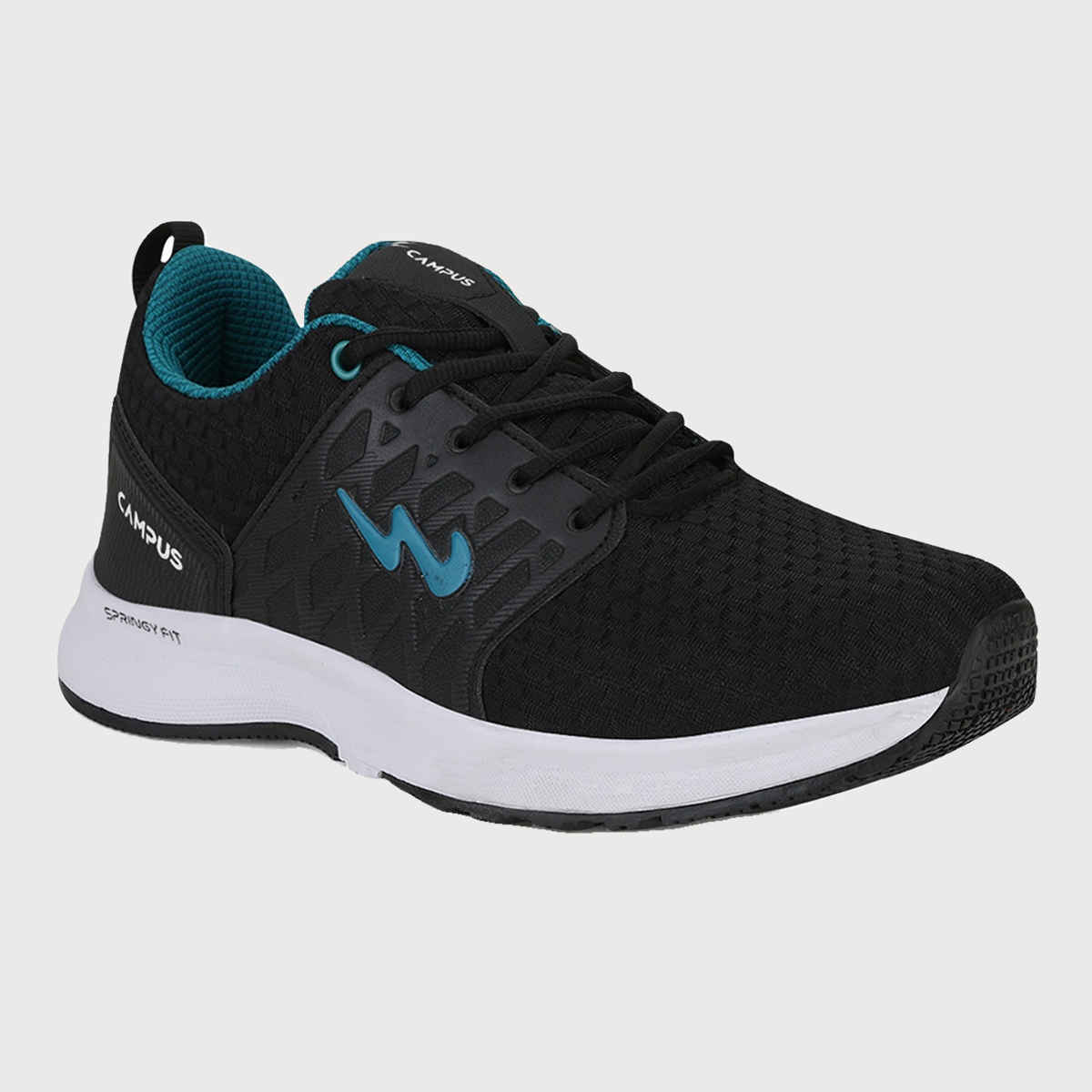 Campus Men's Rodeo Pro Running Shoes | Black | UK6