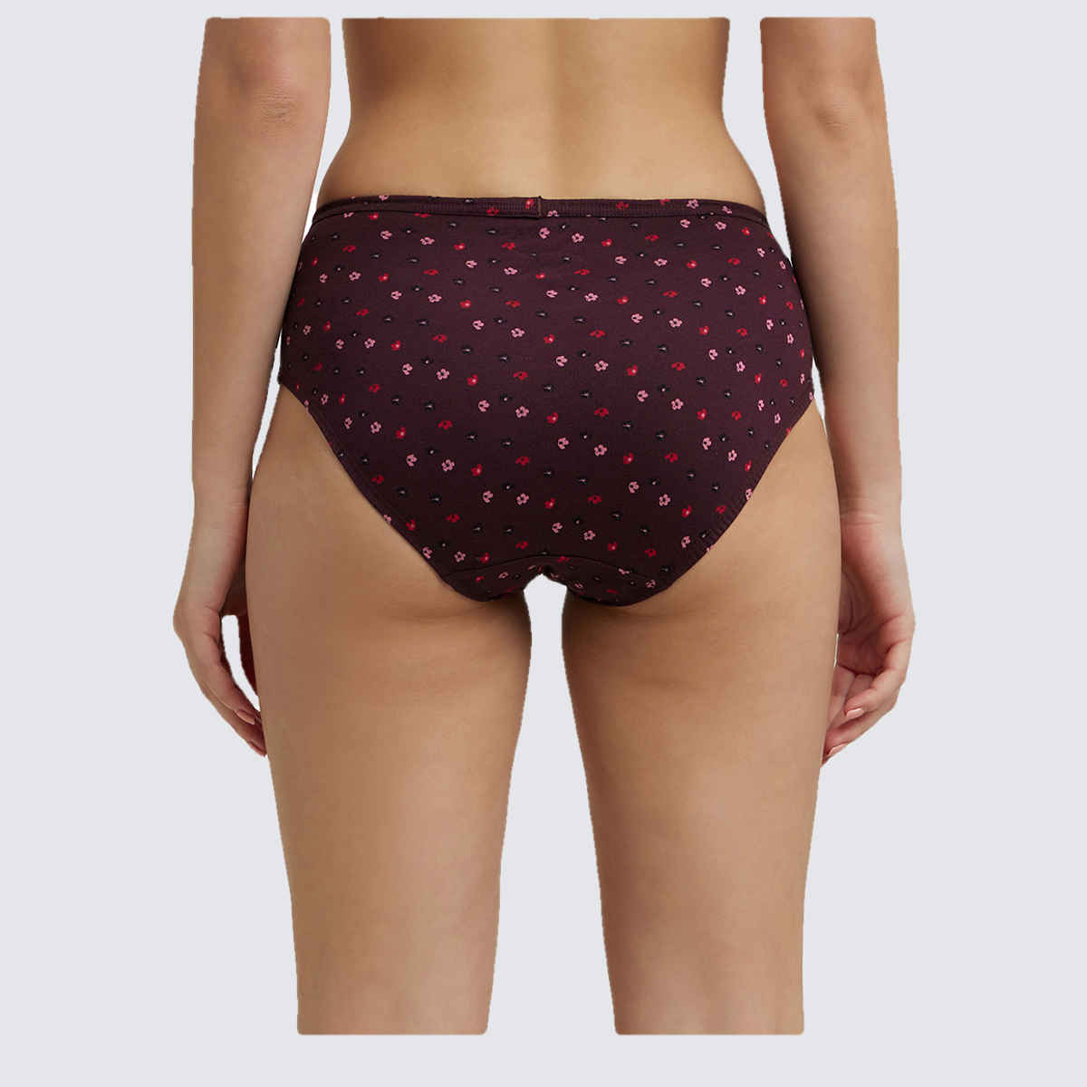 Jockey 1406 Women's Super Combed Cotton Underwear Mid Waist Hipster Panty|PO3 | Multicolor Dark assorted-M