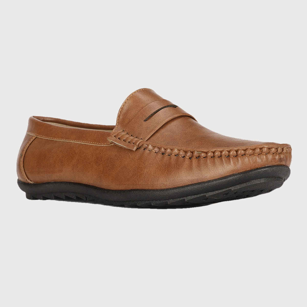 Bata Men's Loafers | Tan - UK 7