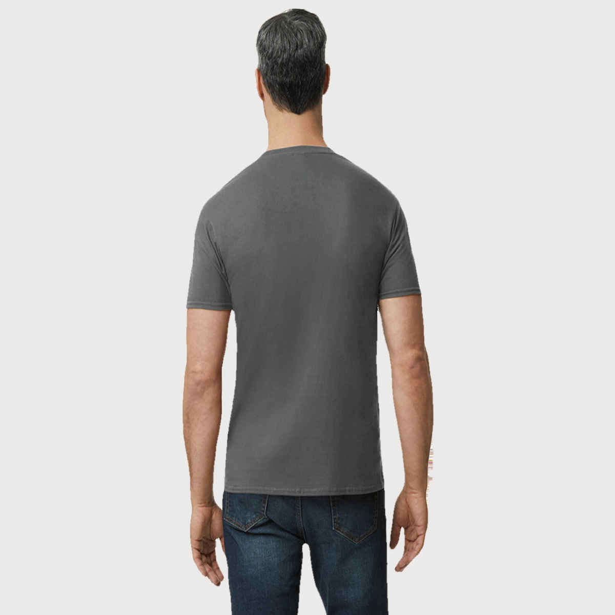 Gildan 76000 Softstyle Midweight Adult T-Shirt | Charcoal - L