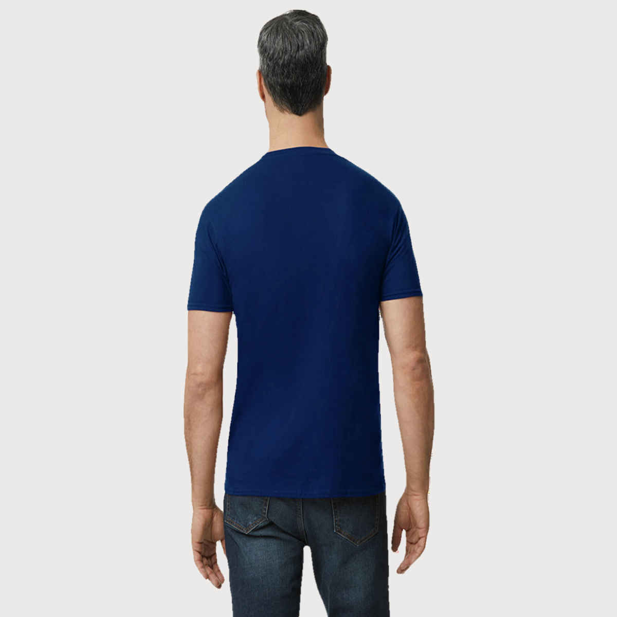 Gildan 76000 Softstyle Midweight Adult T-Shirt | Navy - L