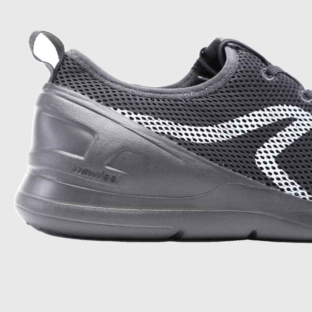 Decathlon | Newfeel Men's Walking Shoes | Black - UK 8