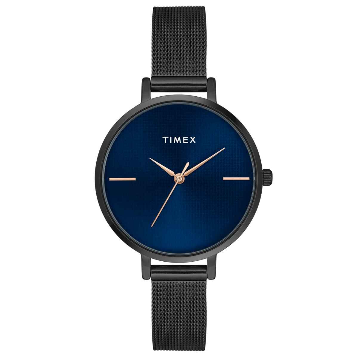 TIMEX Women's Blue Round Dial Analog Watch | TWEL155SMU08