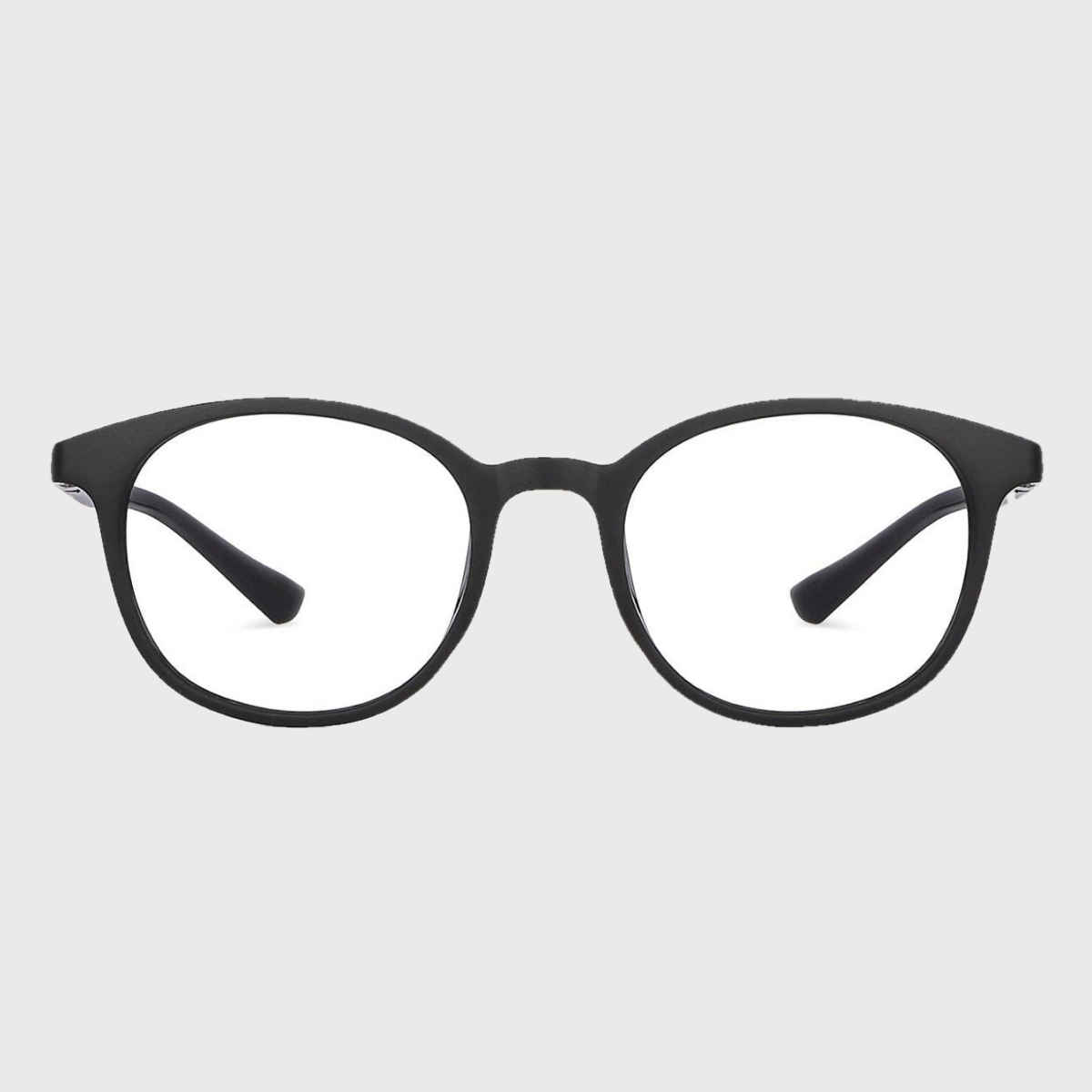 Lenskart Blu Unisex Geometric TR90 Computer Glasses | Black - M