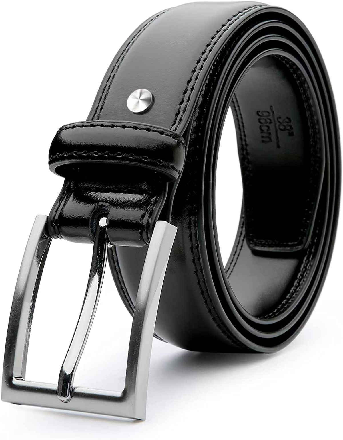 URBAN ALFAMI Men's Leather Belt & Wallet Combo Fits up to 40 Waist