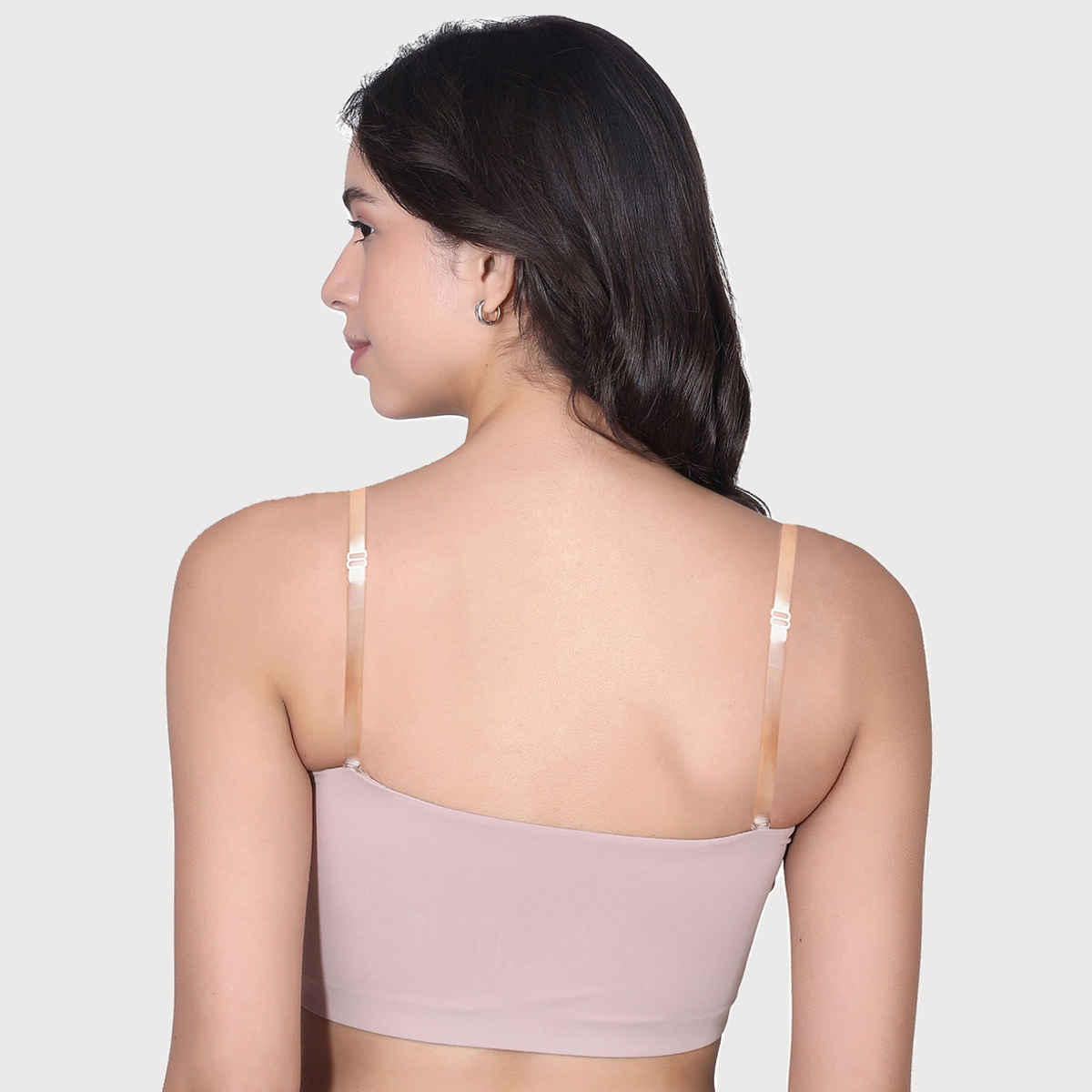 D'chica AdjustaBle Nylon Elastane Bra Strap For Women | Pack of 3 | Transparent - Free Size