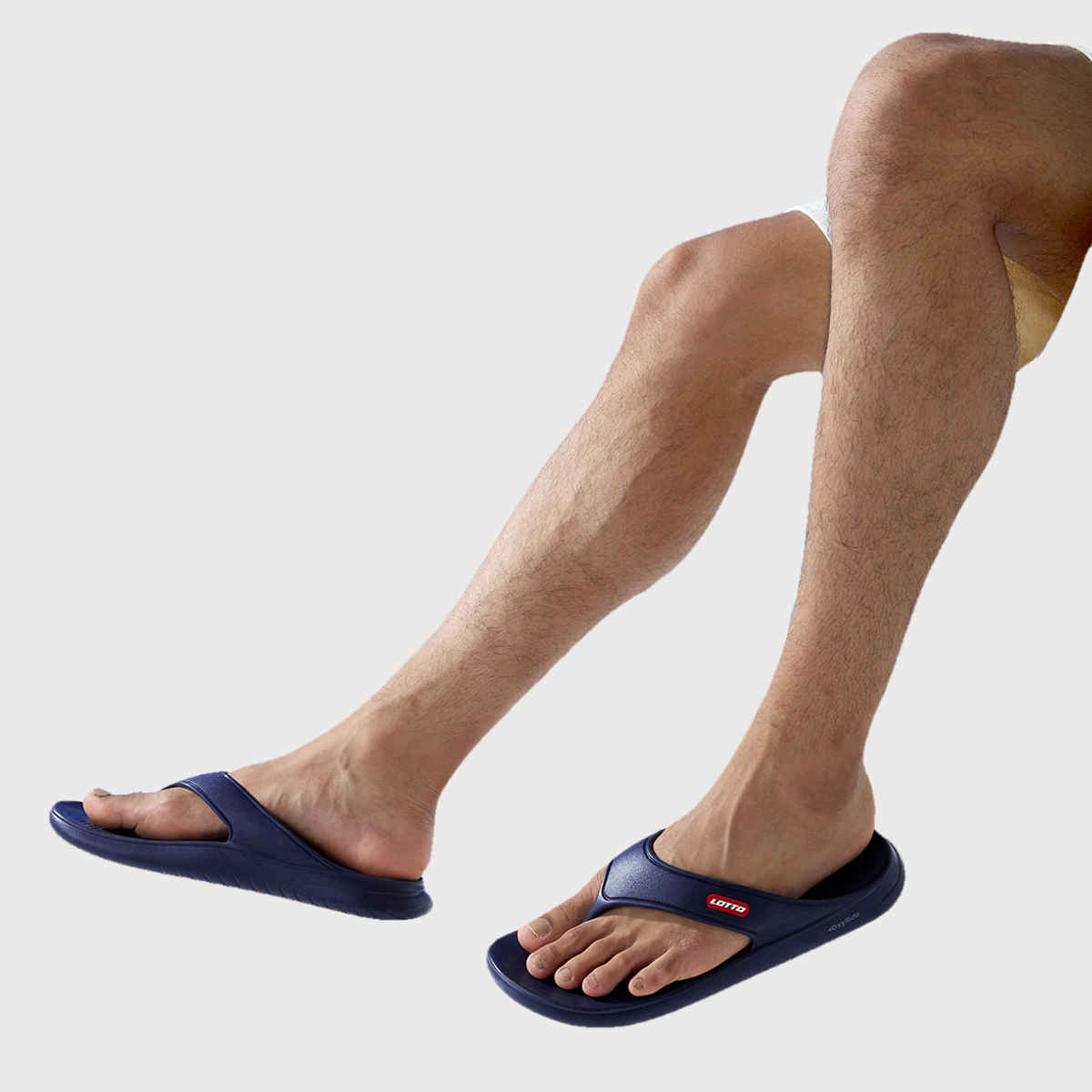 Lotto Men's Flip-Flops Momentum | Peacoat and Red - UK 8