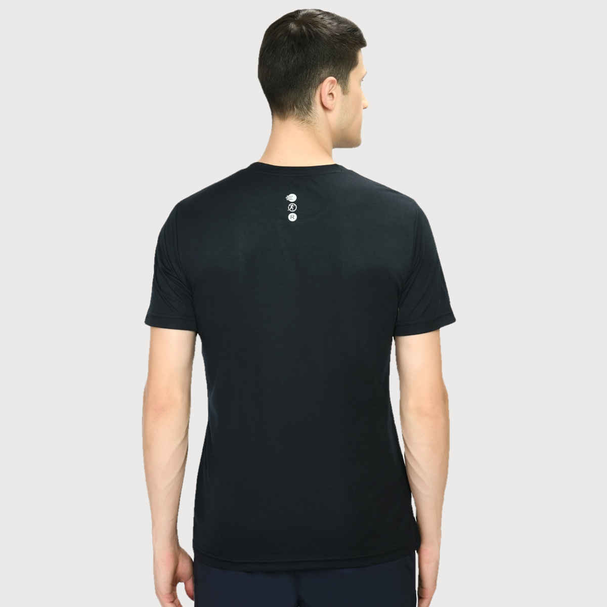 Playr Men's Adult Running Core Run Tee Polyester for All Season | Navy | XL