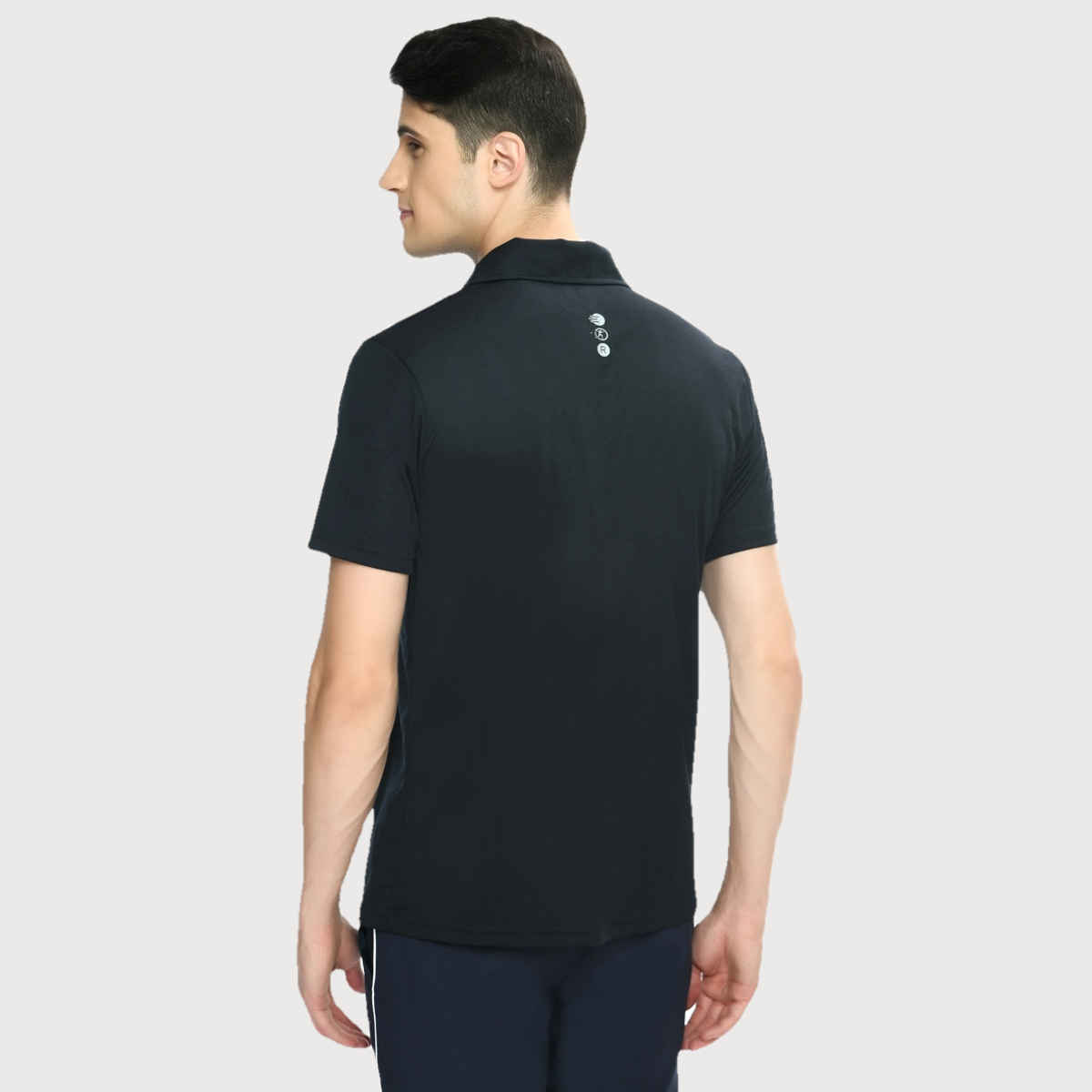 Playr Men's Adult Lifestyle Base Polo 100% Polyester for All Season | Navy | M