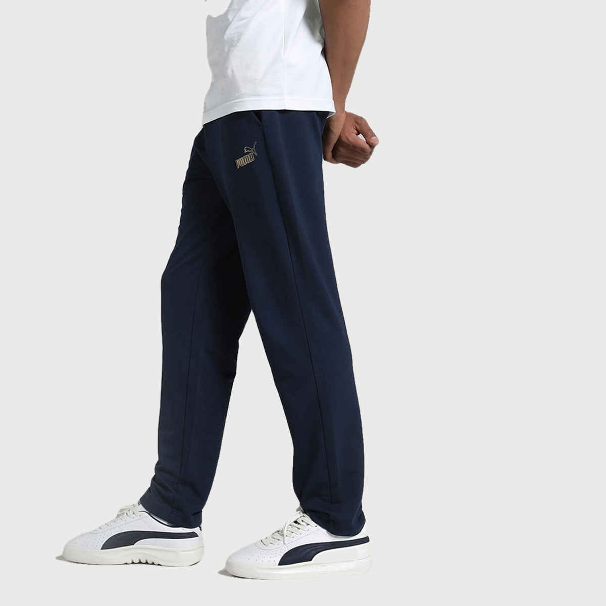 Puma Men's ESS Foil Graphic Pants | Blue | S