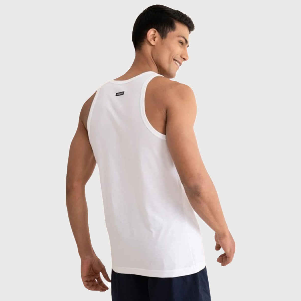 DaMENSCH Men's Vest | Neo-Cotton | Antibacterial Freshness - L