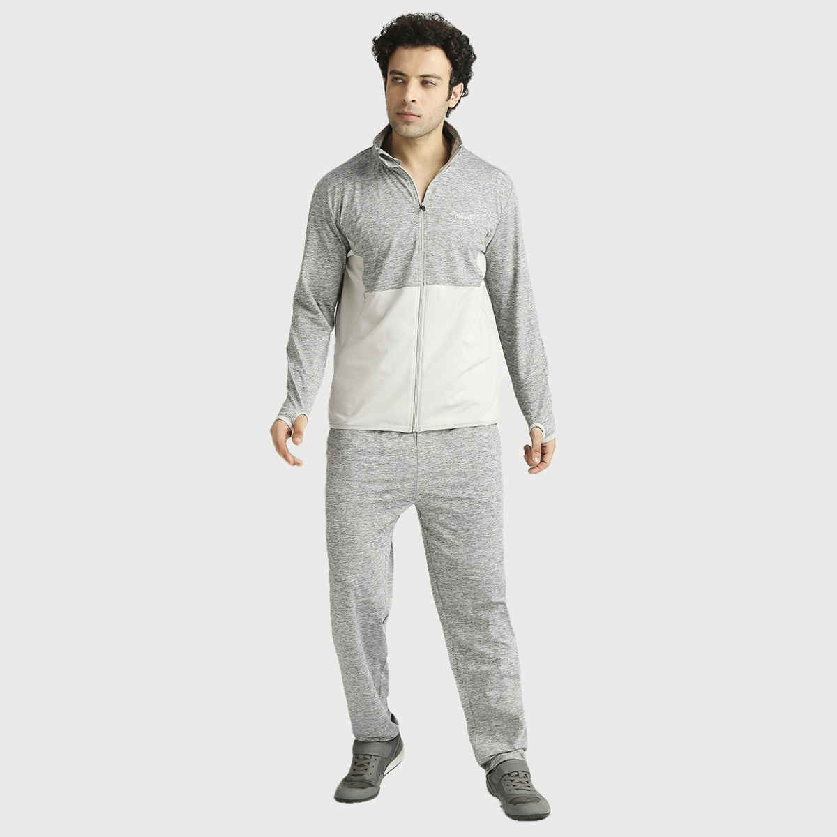 PlayR Men's Running Essential Lowers Polyester | Light Grey - L