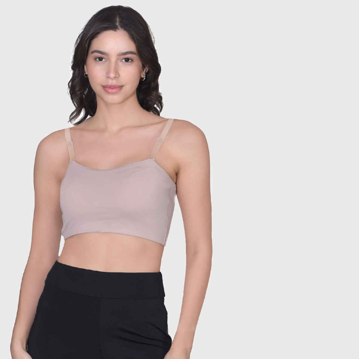 D'chica AdjustaBle Nylon Elastane Bra Strap For Women | Pack of 3 | Transparent - Free Size