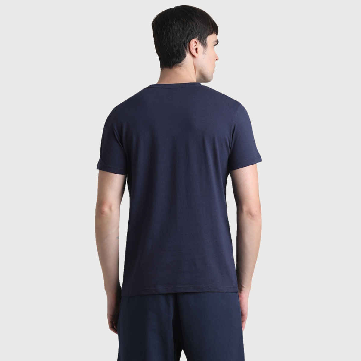 JACK & JONES Men's Slim fit T-shirt | Navy - M