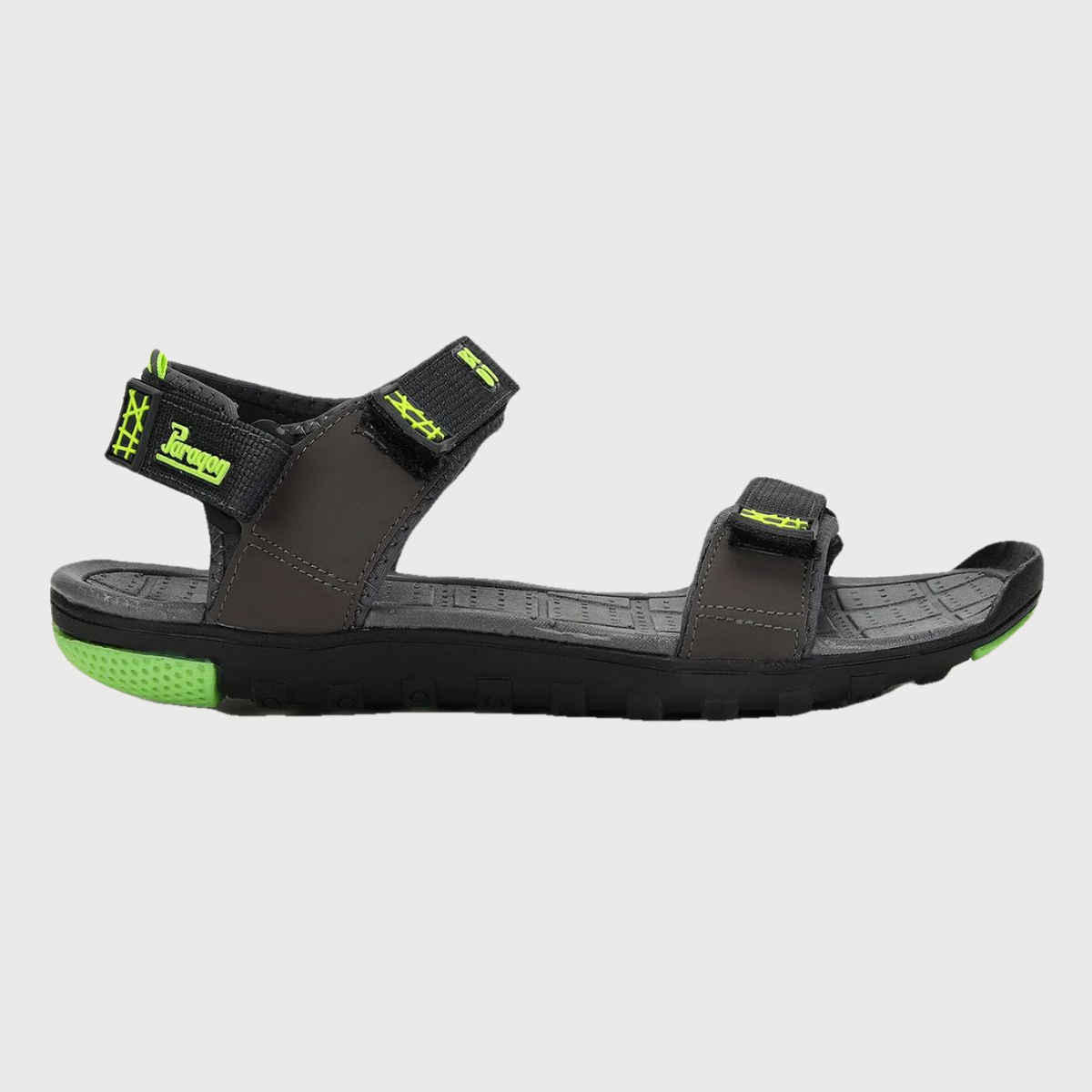 Paragon Men's Grey Tpr Sandals K1407G UK 8