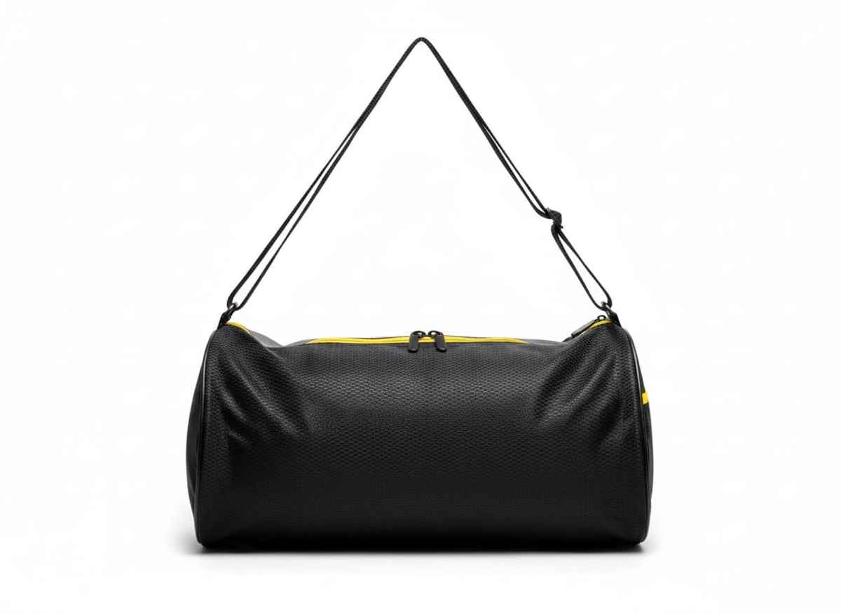 Mayor Duffle Gym Bag with Side Pocket Sports Bag Travel Bag for Men and Women | Yellow and Black