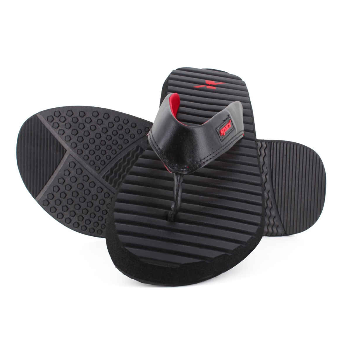 Sparx Slippers SFG-99 Black Red For Men | 10 UK