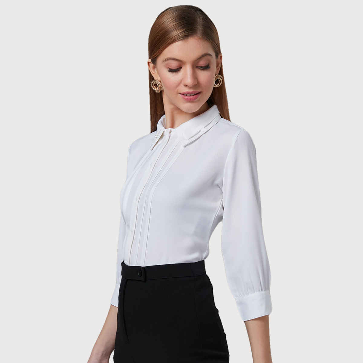 Style Quotient Women Smart Casual Shirt | XL | AW22SQELORA - White