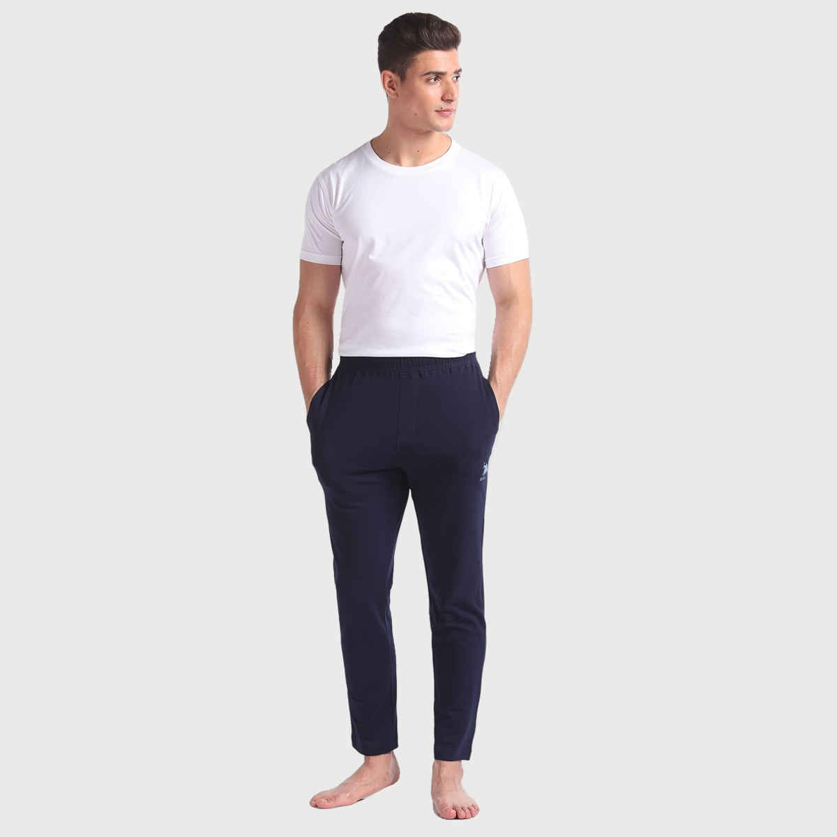 U.S. Polo Assn. Men's Cotton Stretch OELP1 Lounge Track Pants | Navy - 32