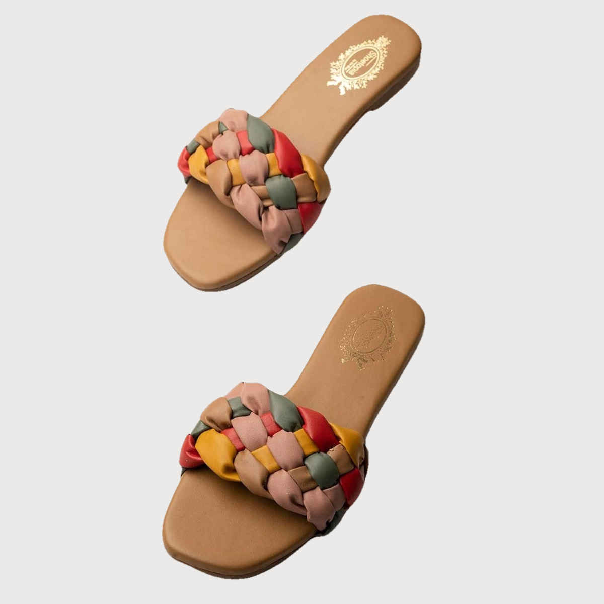 Shoetopia Women Tan Flats | UK 5