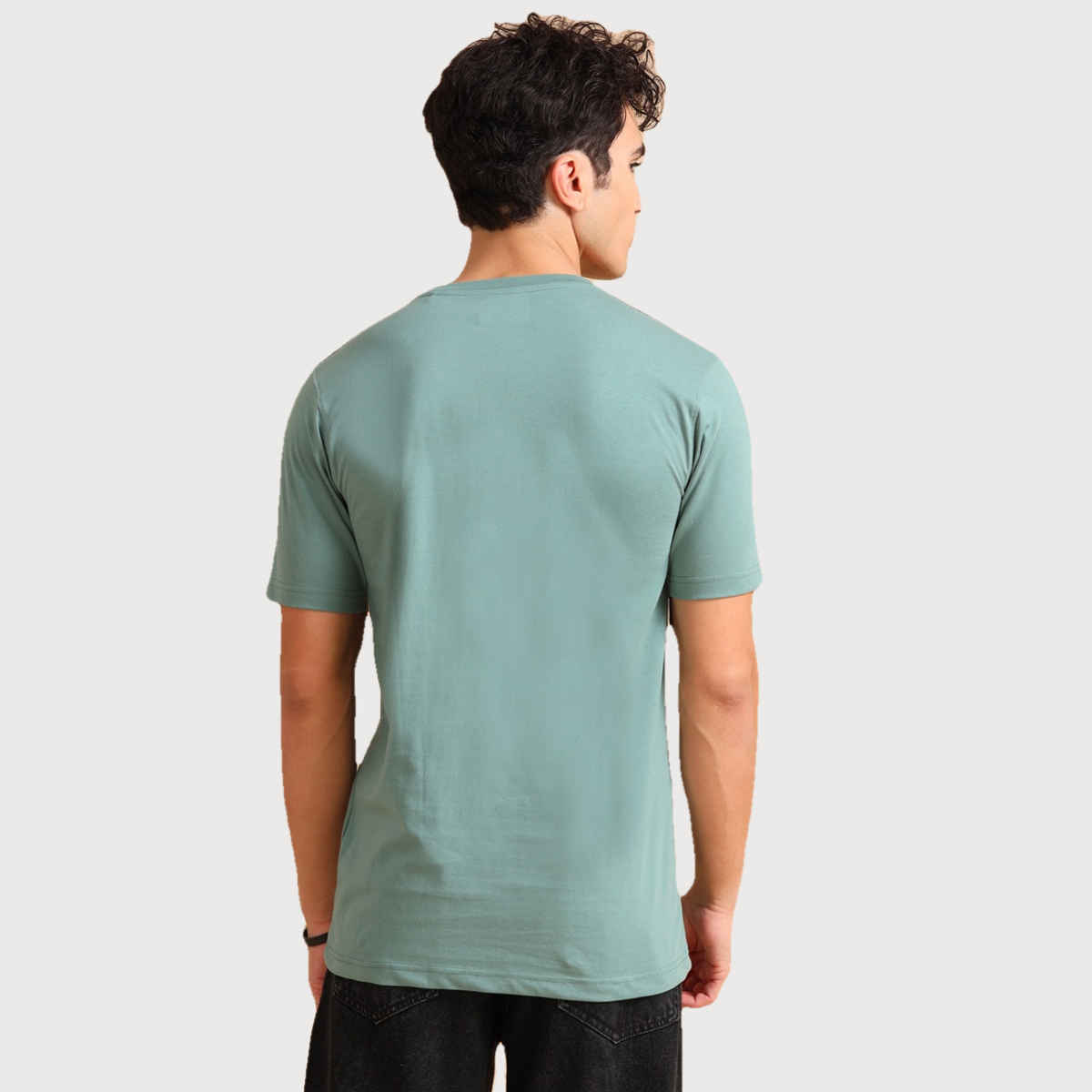 Bushirt Men's Solid T-shirt | Russian Green - S