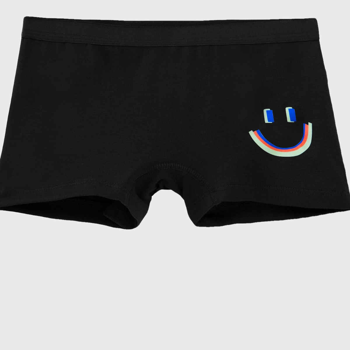 PlanB Happy 3-Pack Girl Trunks Navy, Grey, White - 12-14 Yrs