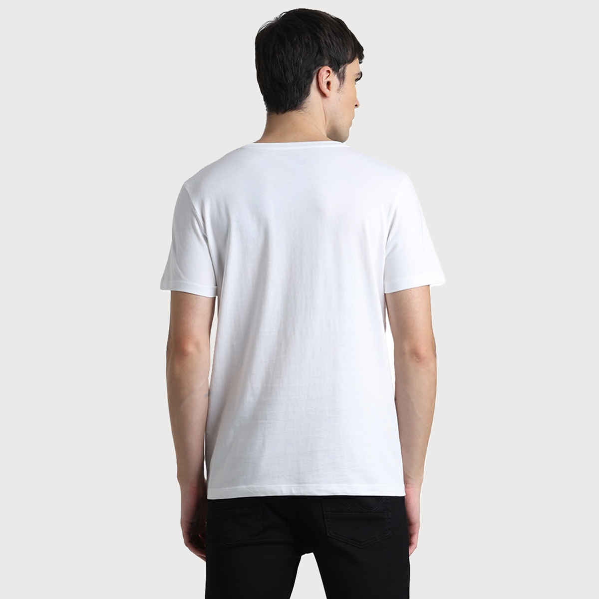 JACK & JONES Men's Regular Fit T-shirt | White - XL