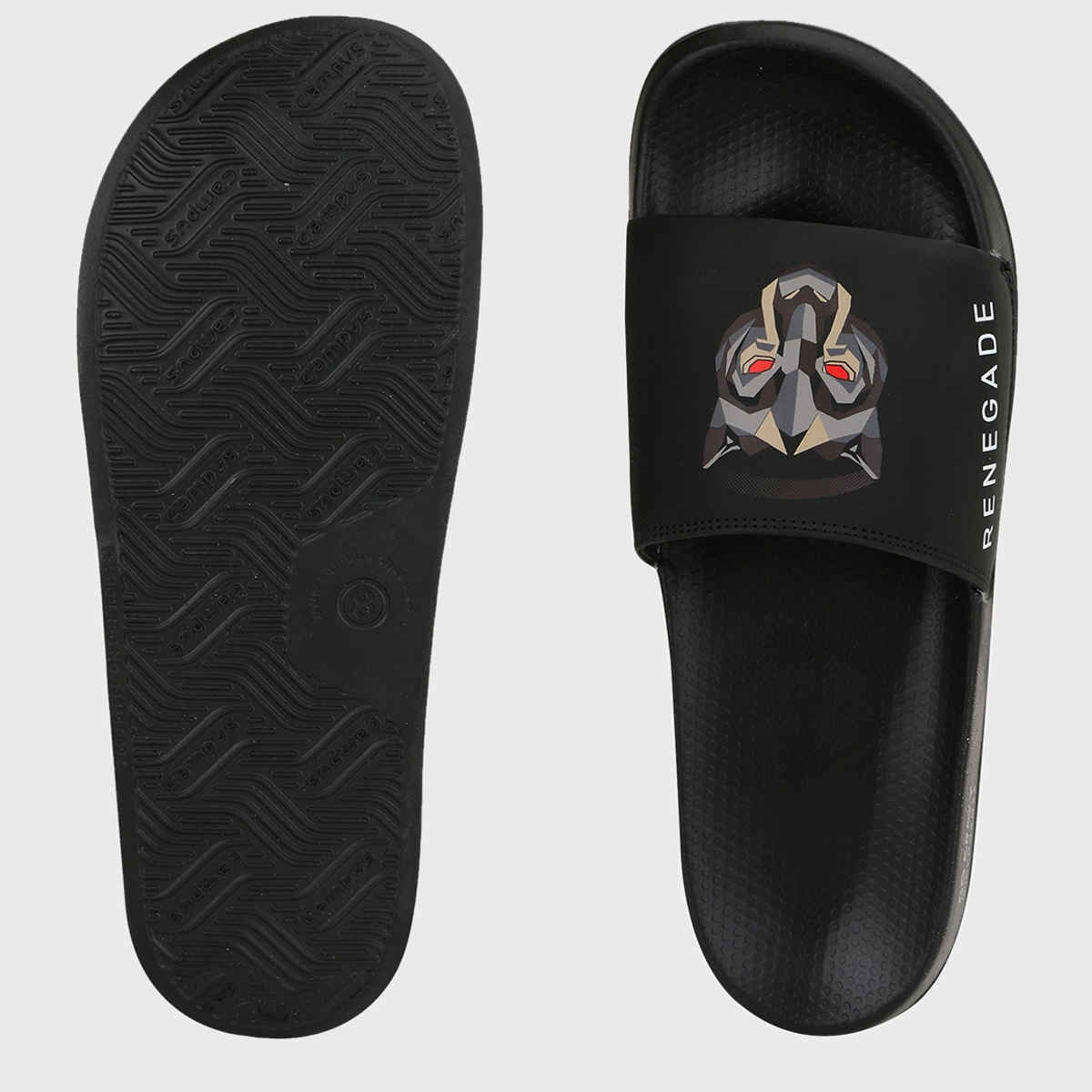 Campus Men's Renegade Slides | Black | UK10