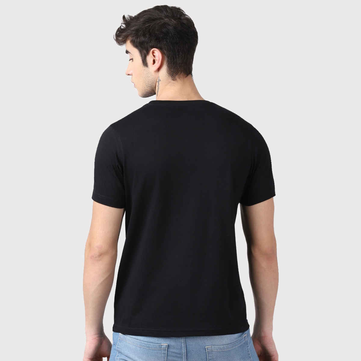 Bushirt Men's Demon Slayer Zenitsu Agatsuma Anime T-shirt | Black - M