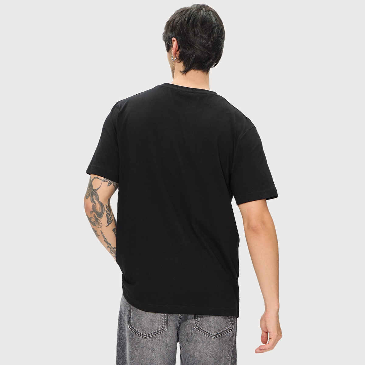 The Souled Store Men's Regular Punisher - It's Time T-shirts | Black | M