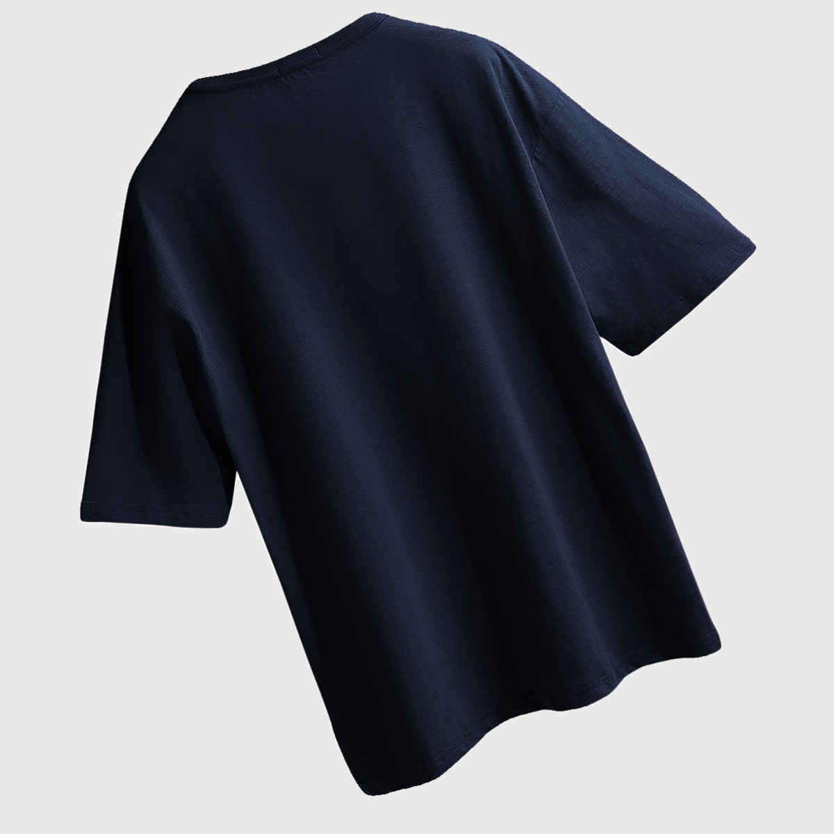 Bewakoof Women's Joker's Town Graphic Printed Oversized T-shirt | Navy Blue - S