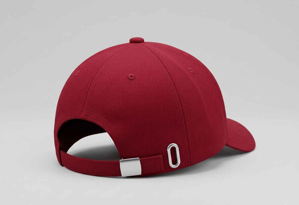 Blynk Unisex Solid Color Baseball Cap with Adjuable Back | Maroon