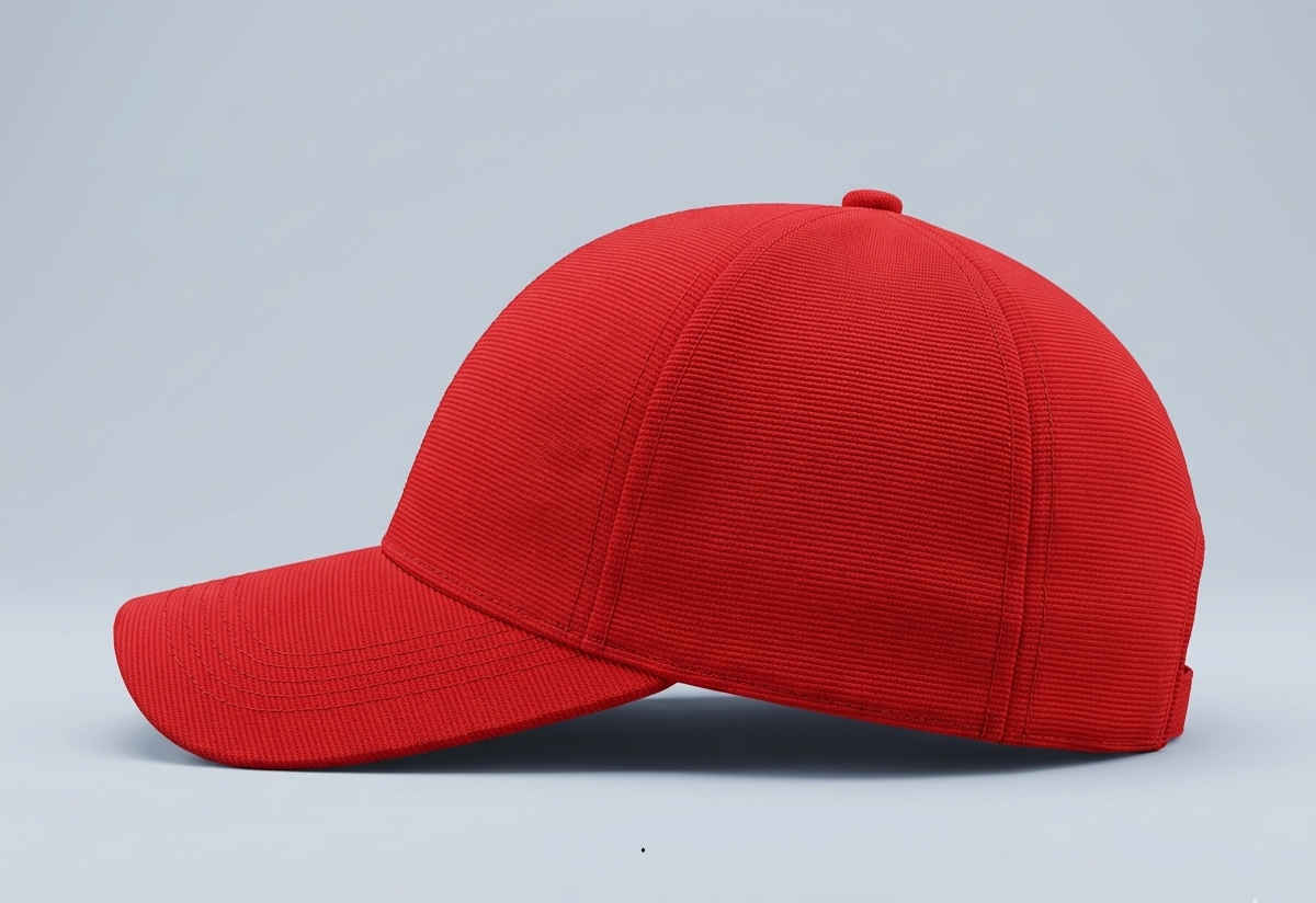 Blynk Unisex Solid Color Baseball Cap with Adjuable Back | Red
