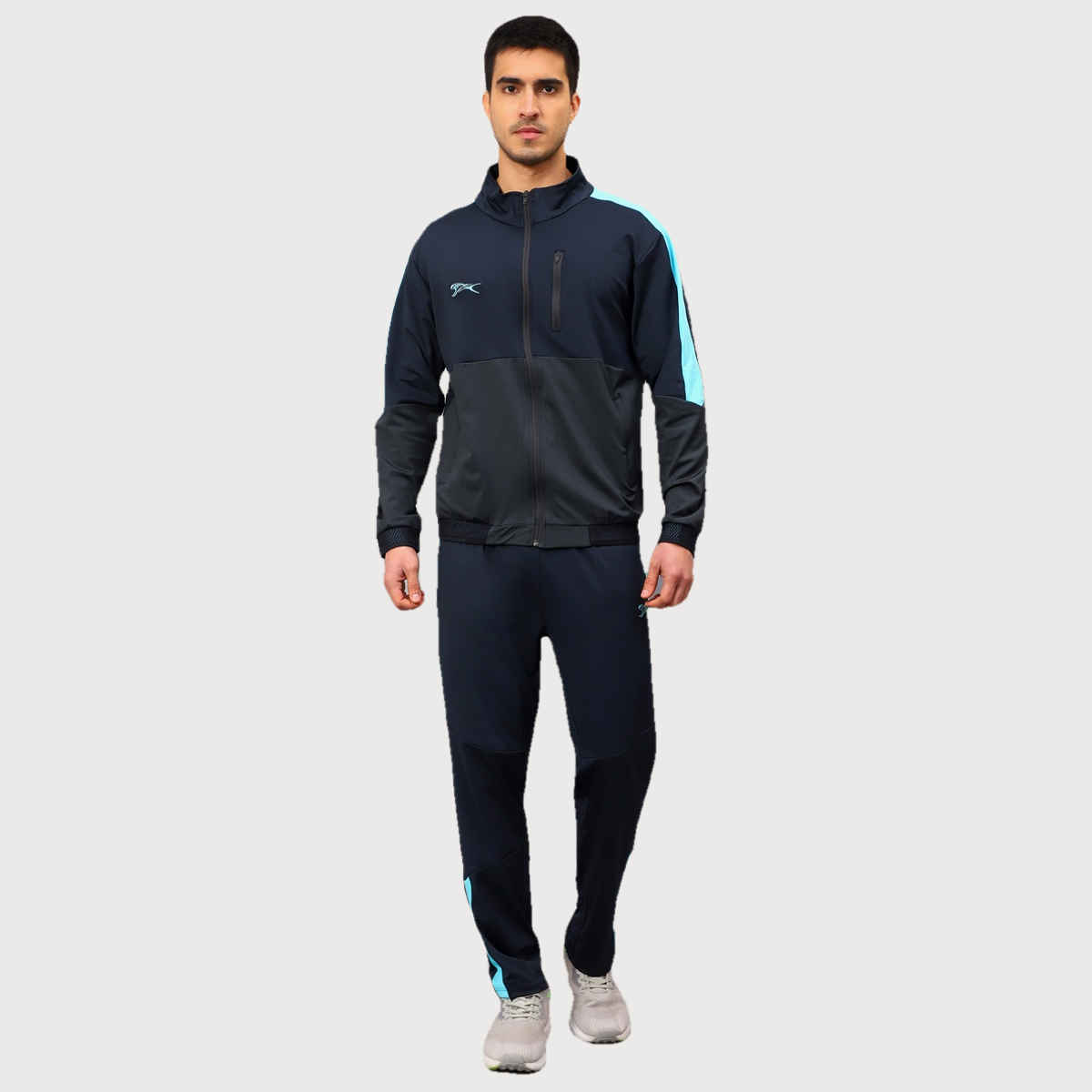 Shiv Naresh Unisex Tracksuit | SNTSW104M | Navy - L