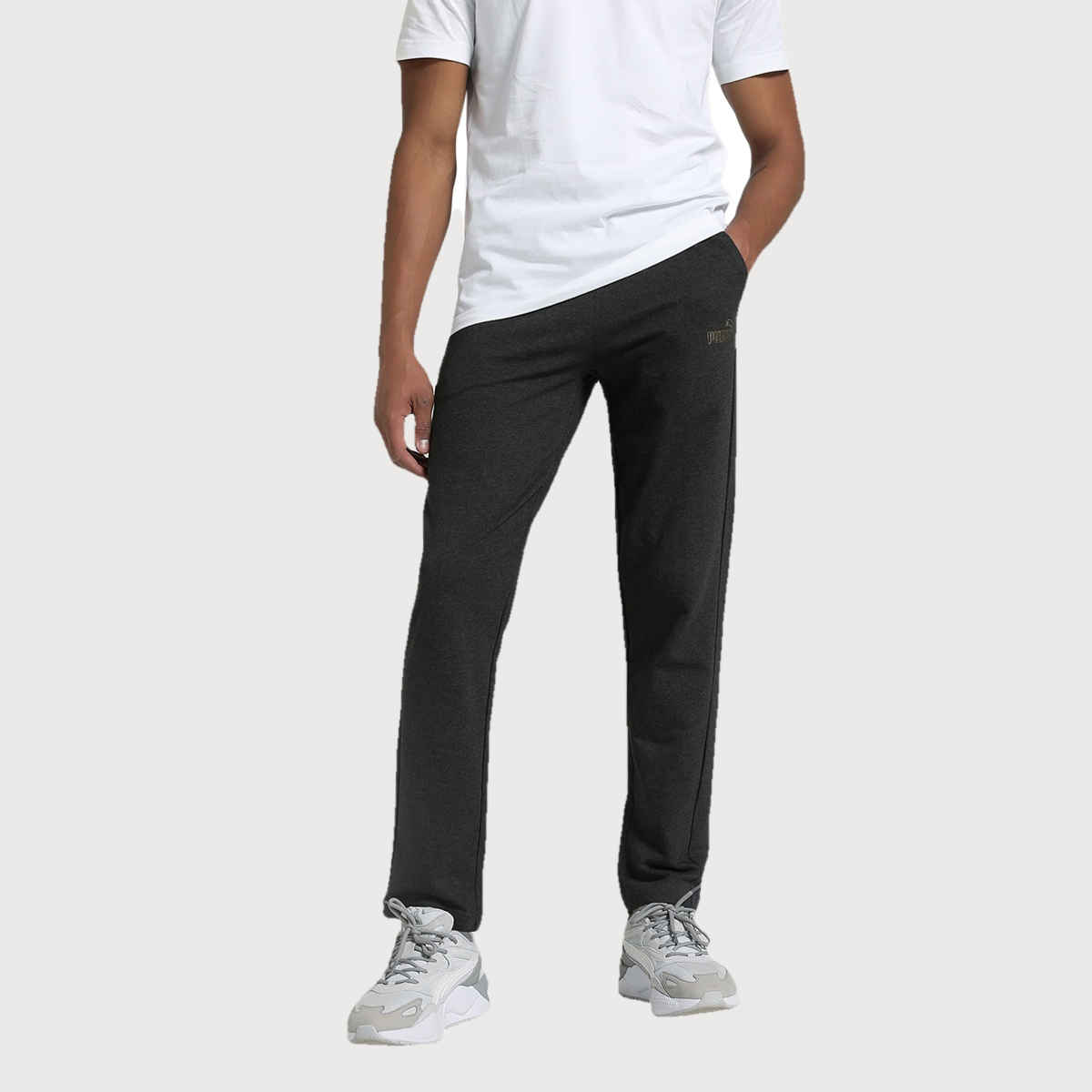 Puma Men's ESS Foil Graphic Pants | Grey | L