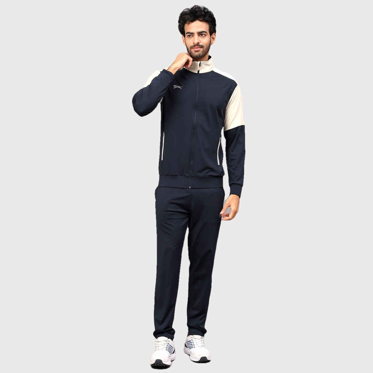 Shiv Naresh Unisex Tracksuit | SNTSW111M | Navy - L