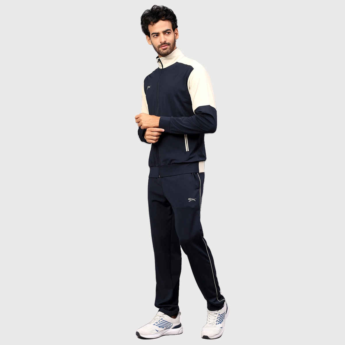 Shiv Naresh Unisex Tracksuit | SNTSW111M | Navy - L