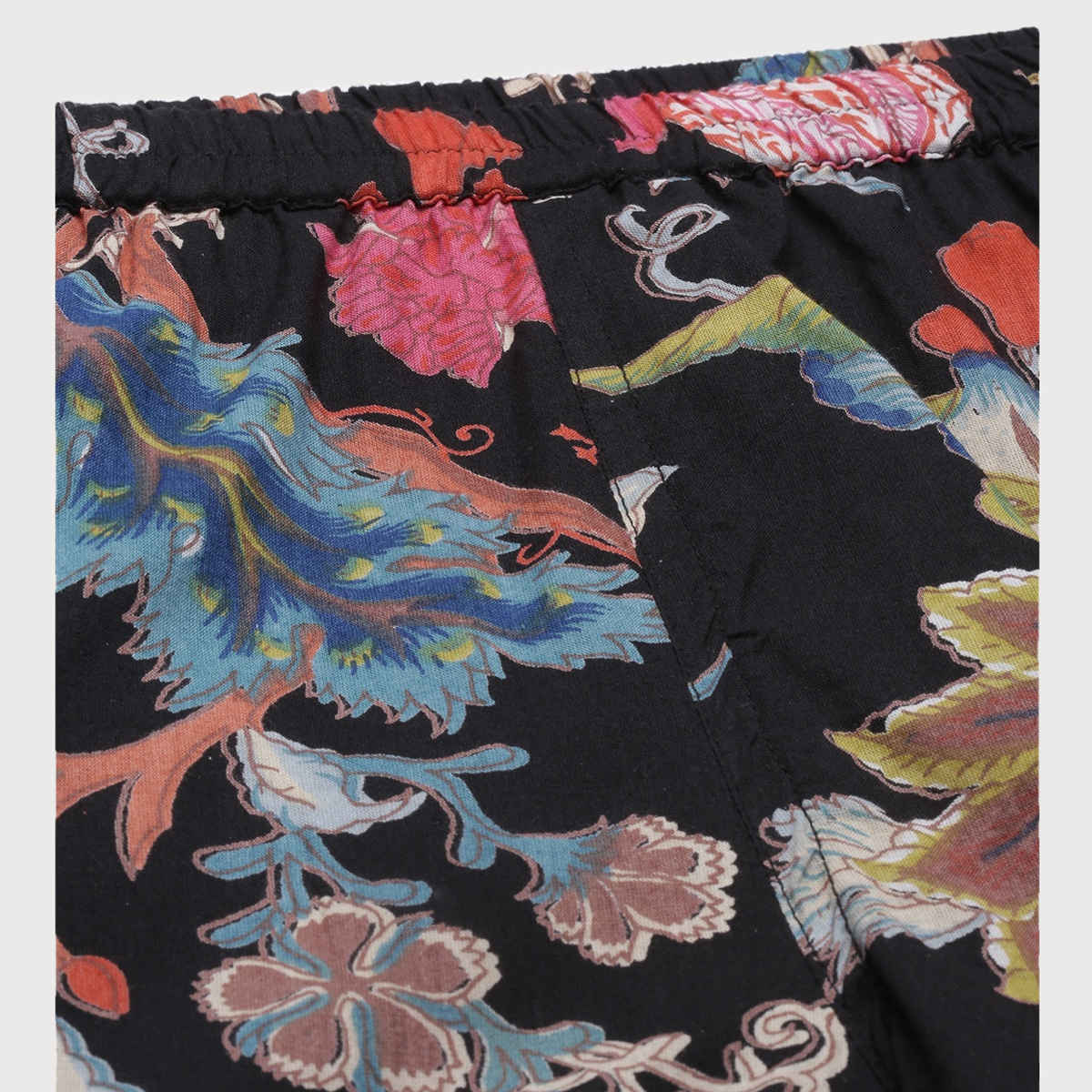 Sanskrutihomes Women Black And Pink Printed Night Suit - XL