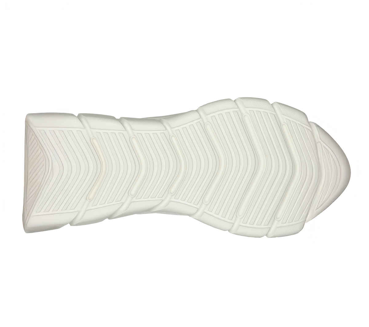 Skechers Mens Bobs B Flex Electric Cool Casual Shoe | Off White (UK 9)