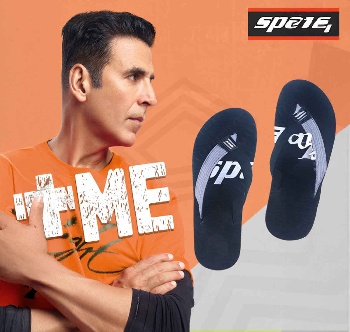 Sparx Slippers SFU-204 Grey Black For Men | 8 UK