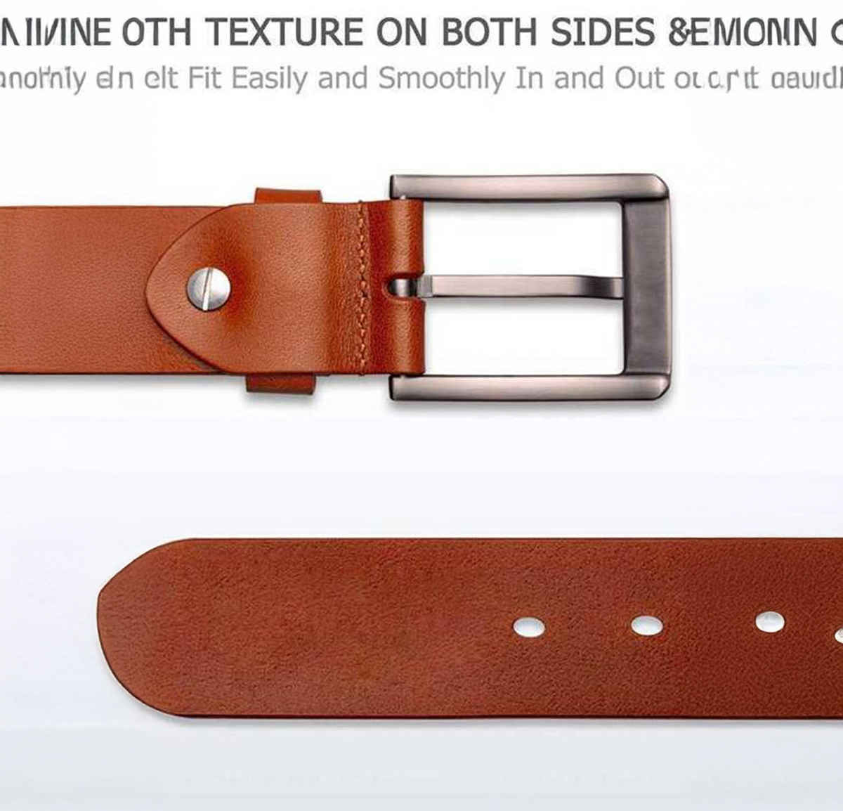 Kaezri Genuine Leather Tan Belt for Men | Kata tandd 42