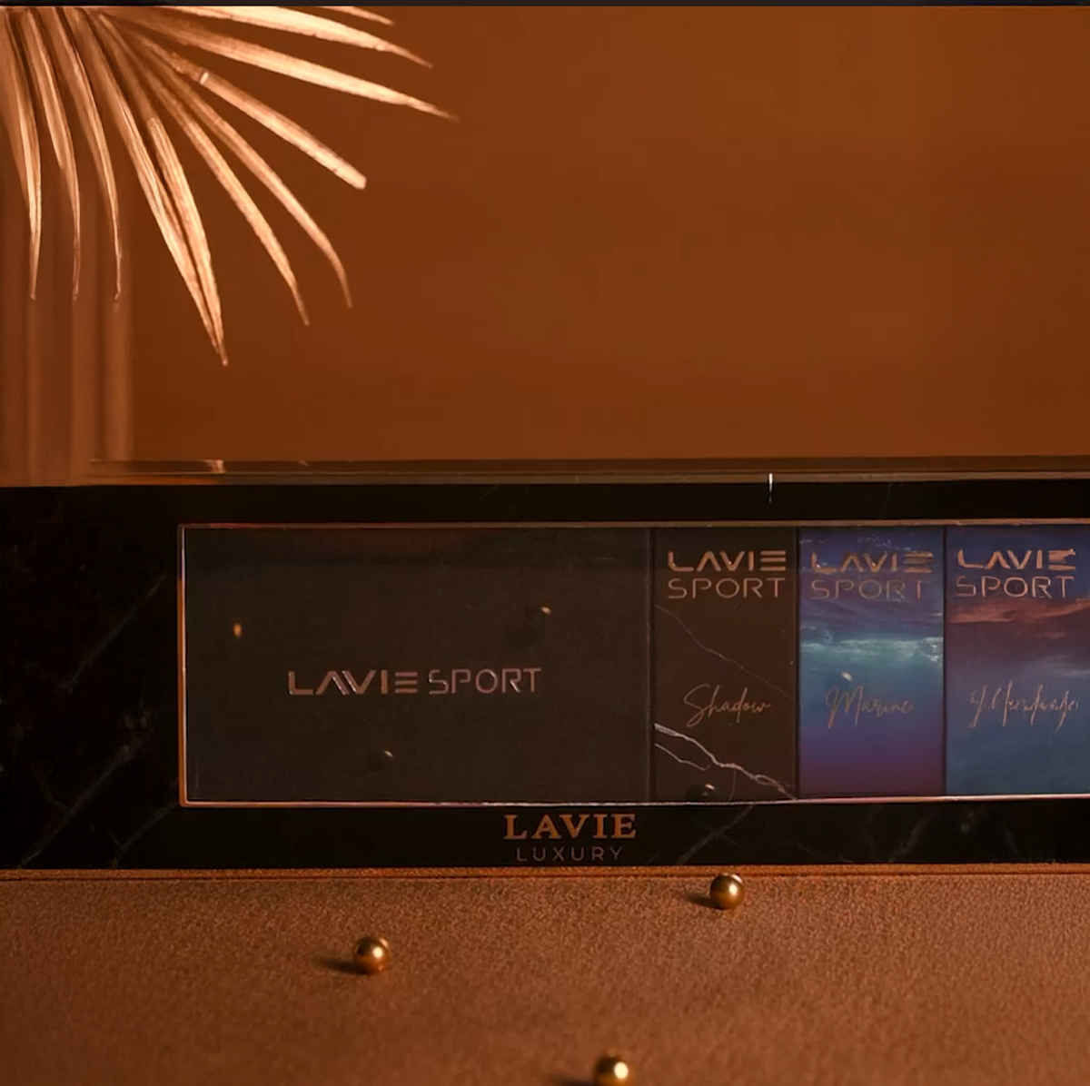 Lavie Men's Wallet with Two Premium Perfume Gift Set Box