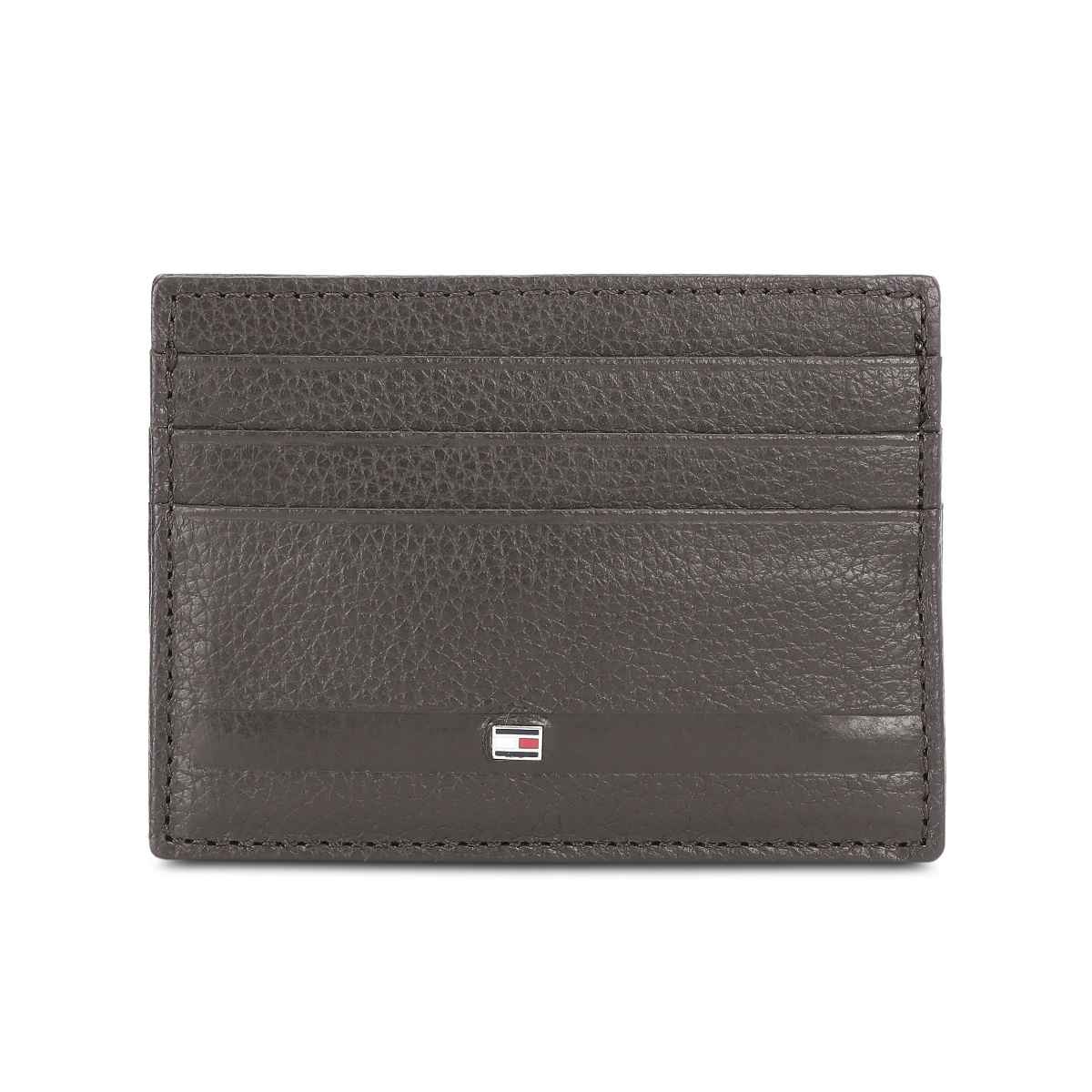 Tommy Hilfiger Men's Solid Leather Gift Set | Brown - One Size