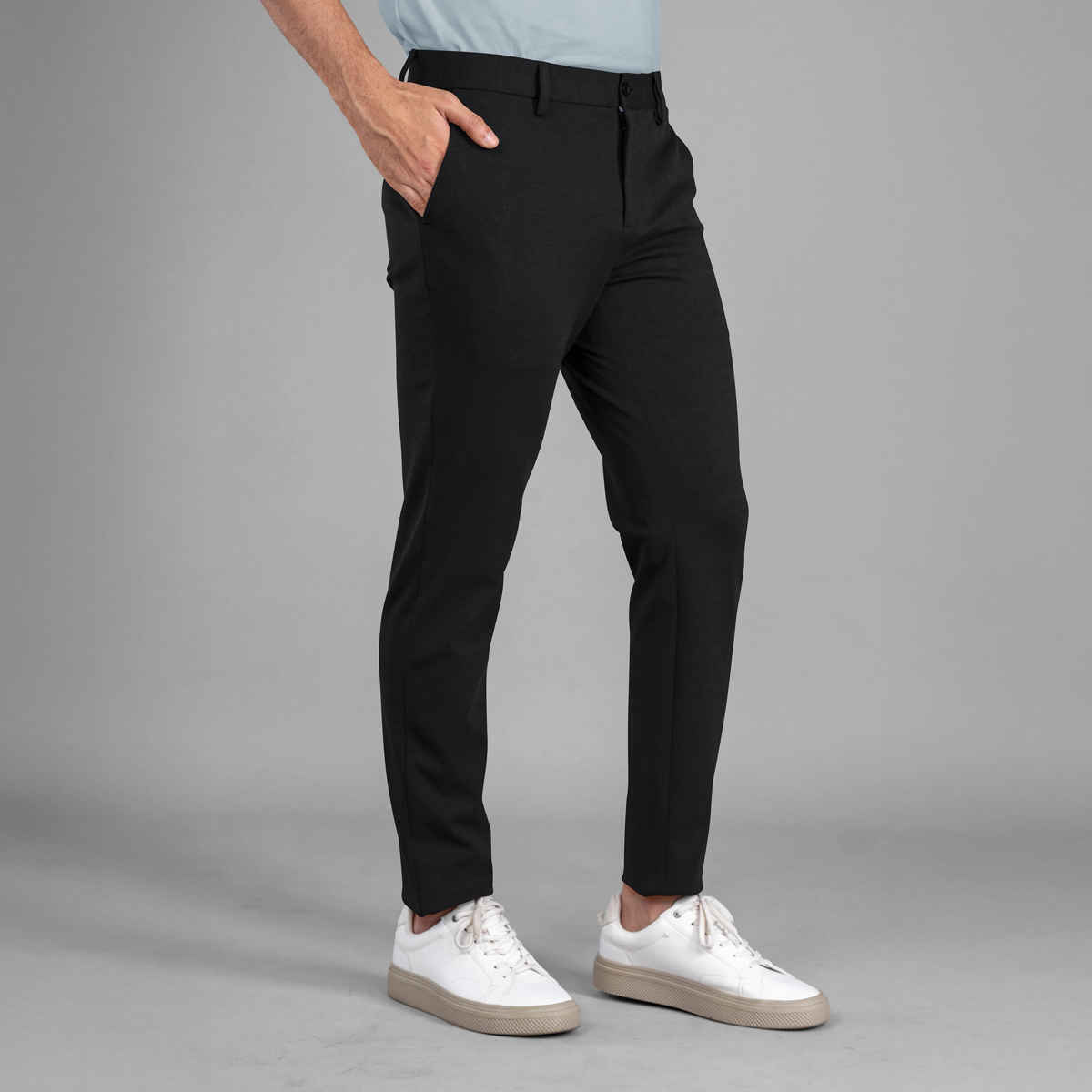 The Pant Project Men's Power Stretch Pants - Jet Black | 34