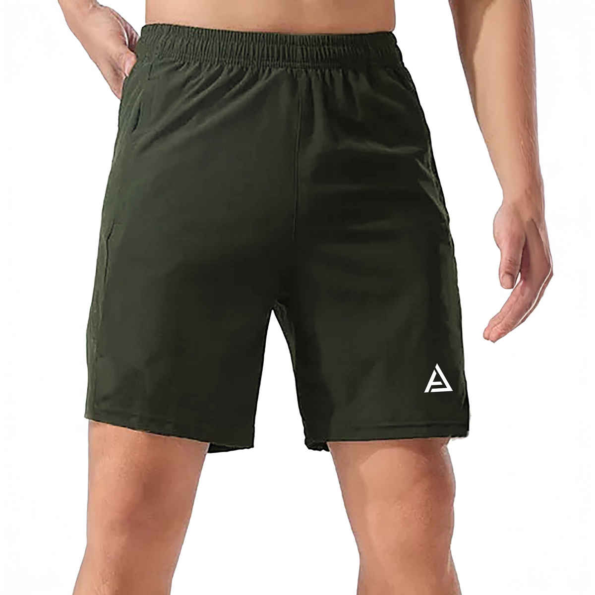 Avolt Men's Regular Fit Shorts Super Comfortable Half Pants | Olive - 2XL