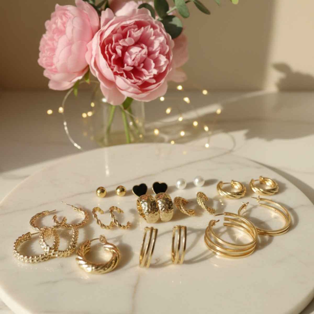 The Opal Factory Style 12 Gold Earrings-109