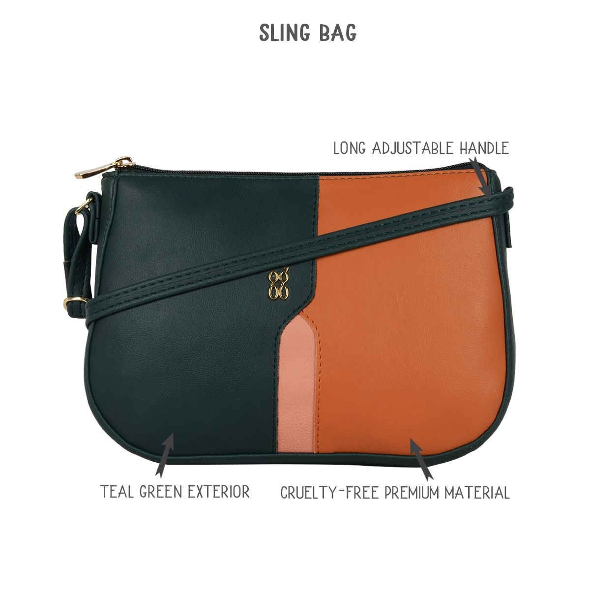 Baggit Pea Green Xs Sling Bag