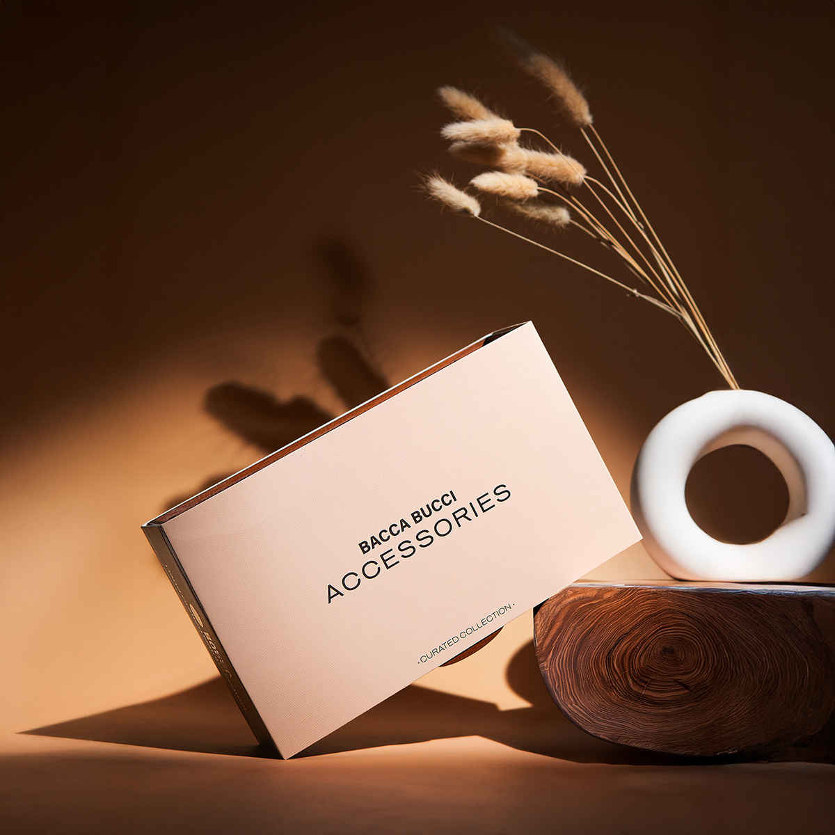 Bacca Bucci Men's Gift Set | Belt & Wallet | Brown - 36 Inches