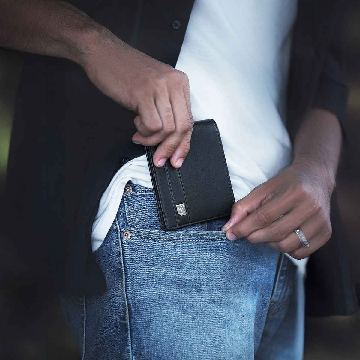 Lavie Sport Men's Faux Leather Wallet | Black - One Size