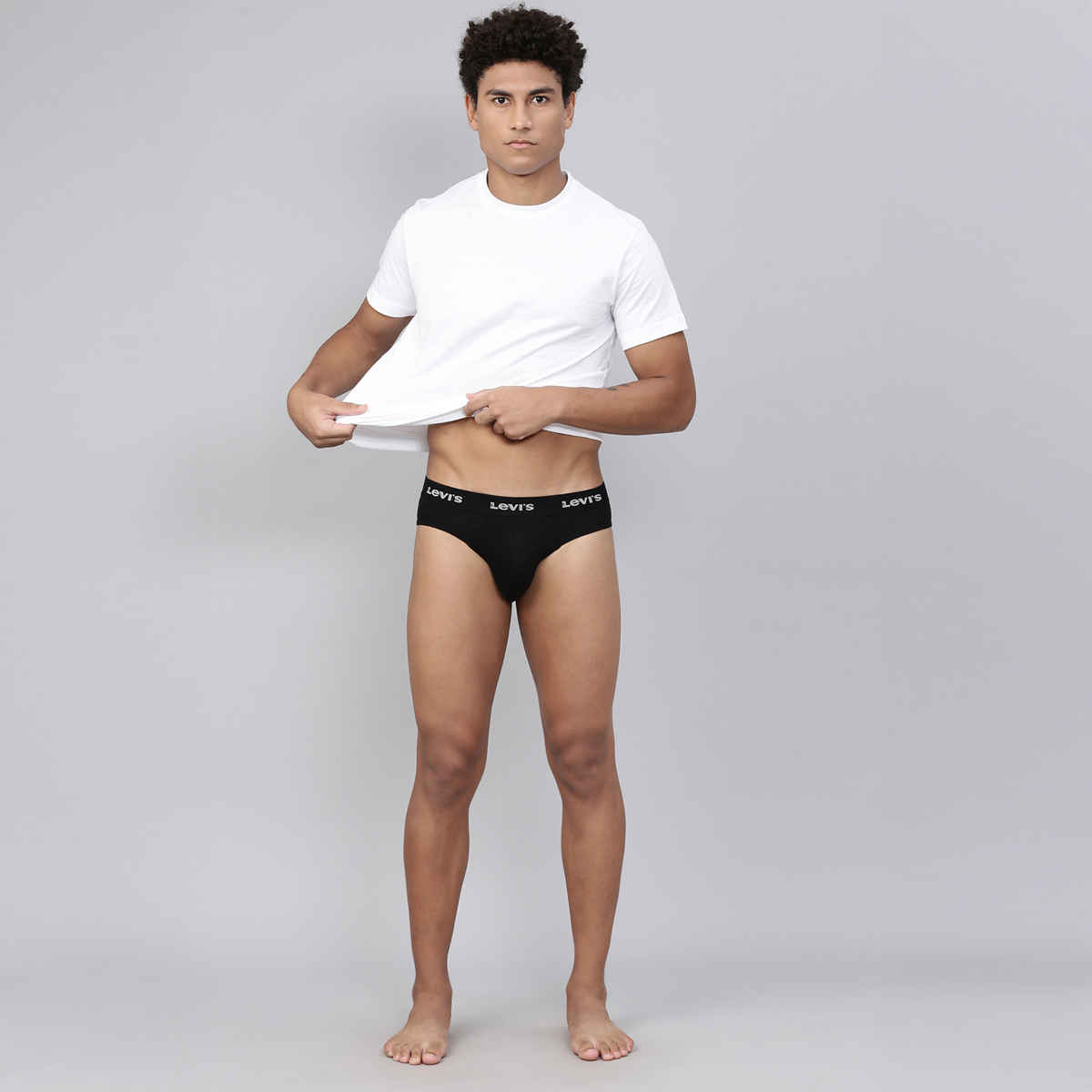 Levi's 009 Men's Neo Brief | Contoured Double Pouch | Black | L